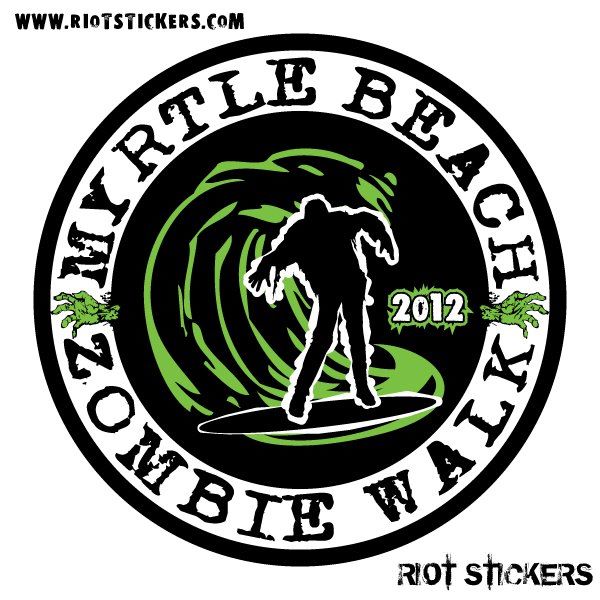 2012 Myrtle Beach Zombie Walk Logo