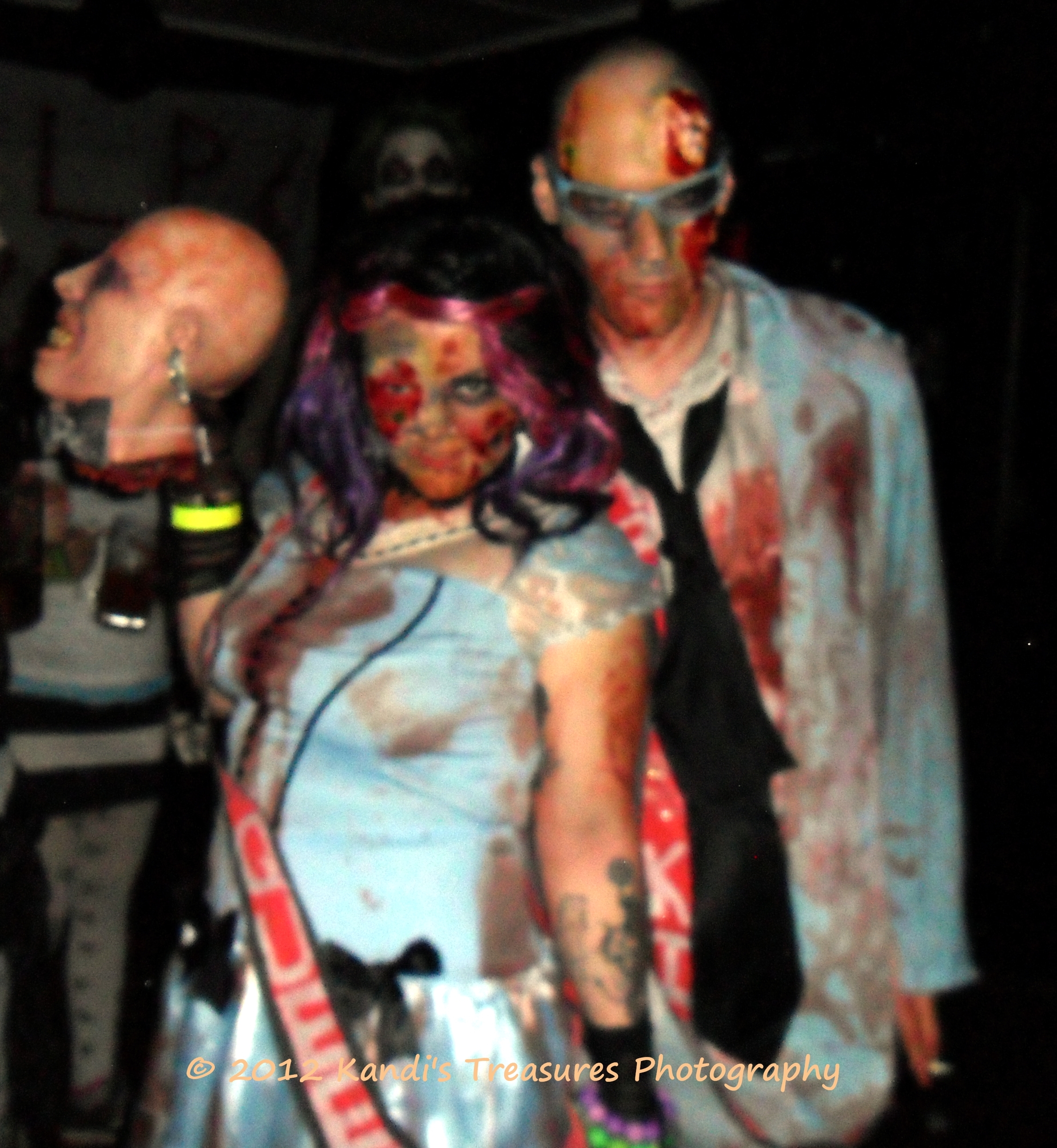 Myrtle Beach Zombie Queen (Alicia Sanders) & Zombie King (Jamie Gambel) 2012